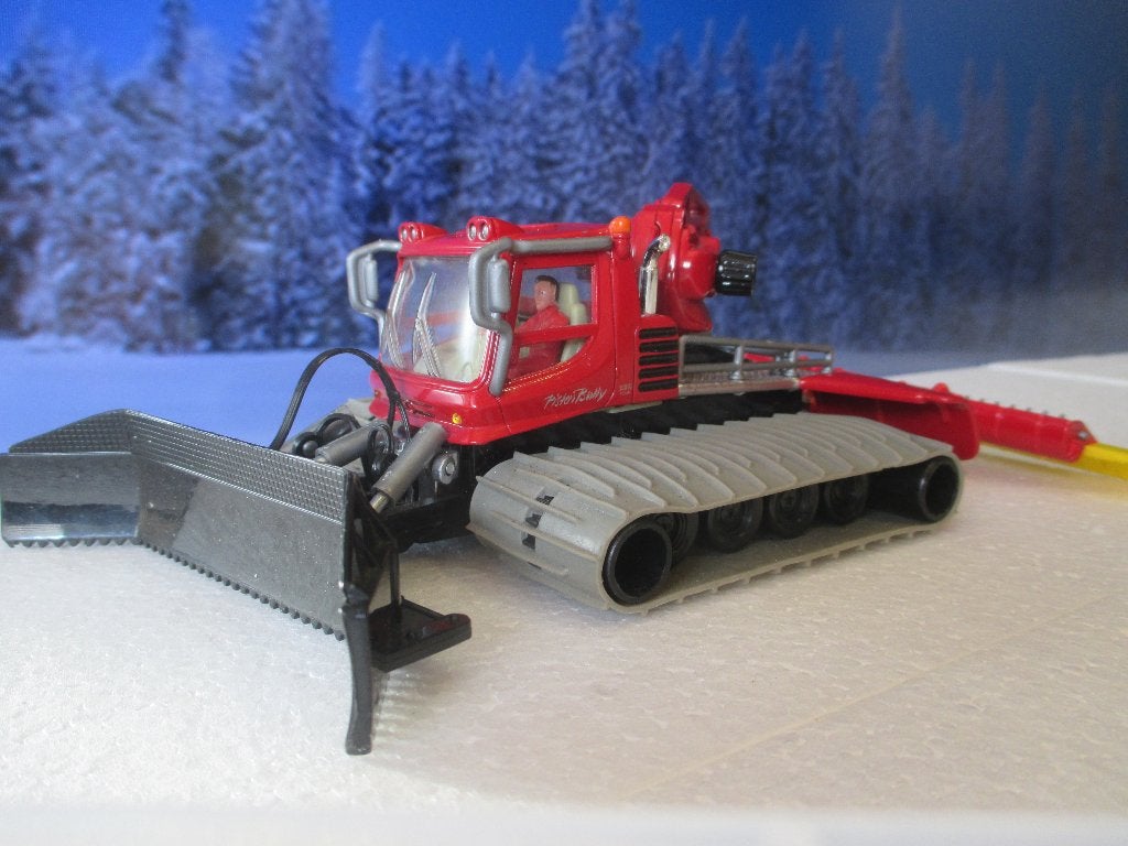 1:50 Kässbohrer Pistenbully 300W Polar met kraan - SiKu, Hobby en Vrije tijd, Modelauto's | 1:50, Ophalen of Verzenden, Gebruikt