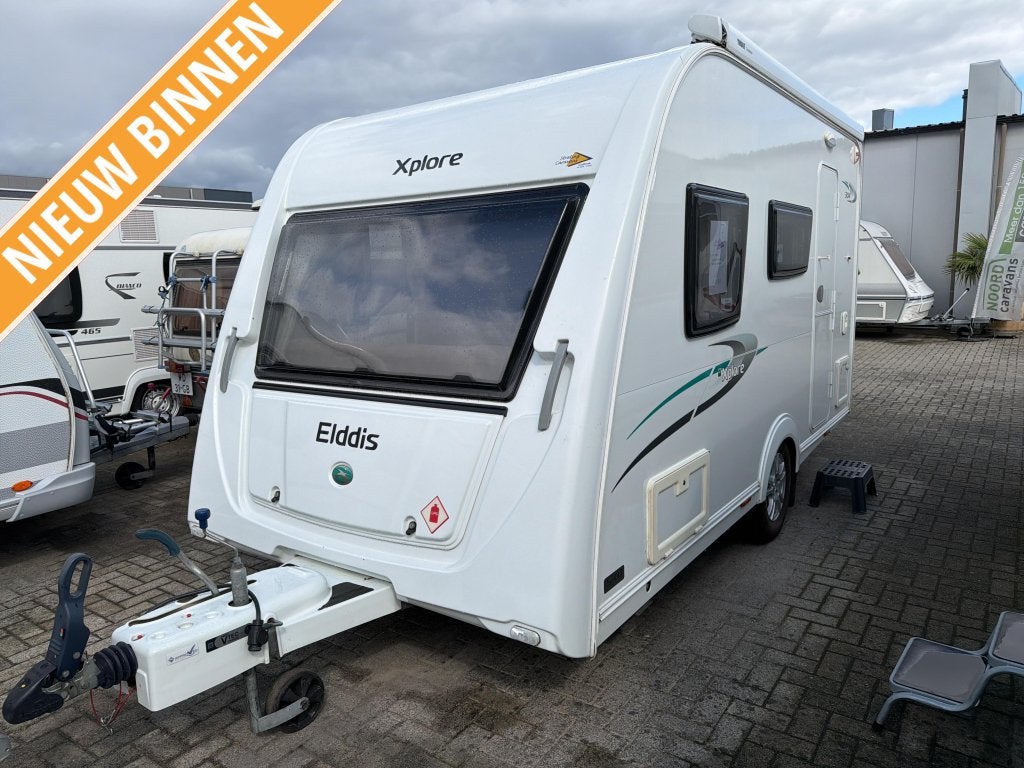 Elddis Xplore 304 Stapelbed, Luifel, Standaardzit, Elddis, Bedrijf