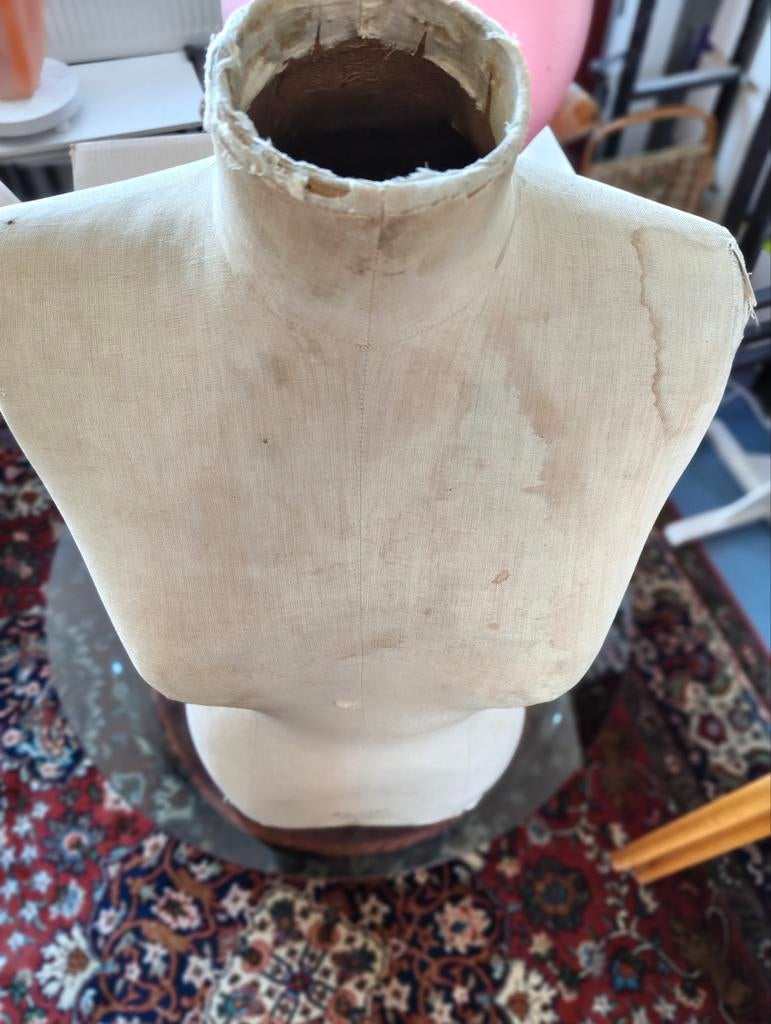Vintage Paspop / Buste - Decoratief en Functioneel, Ophalen of Verzenden, Gebruikt, Overige typen, Onbekend