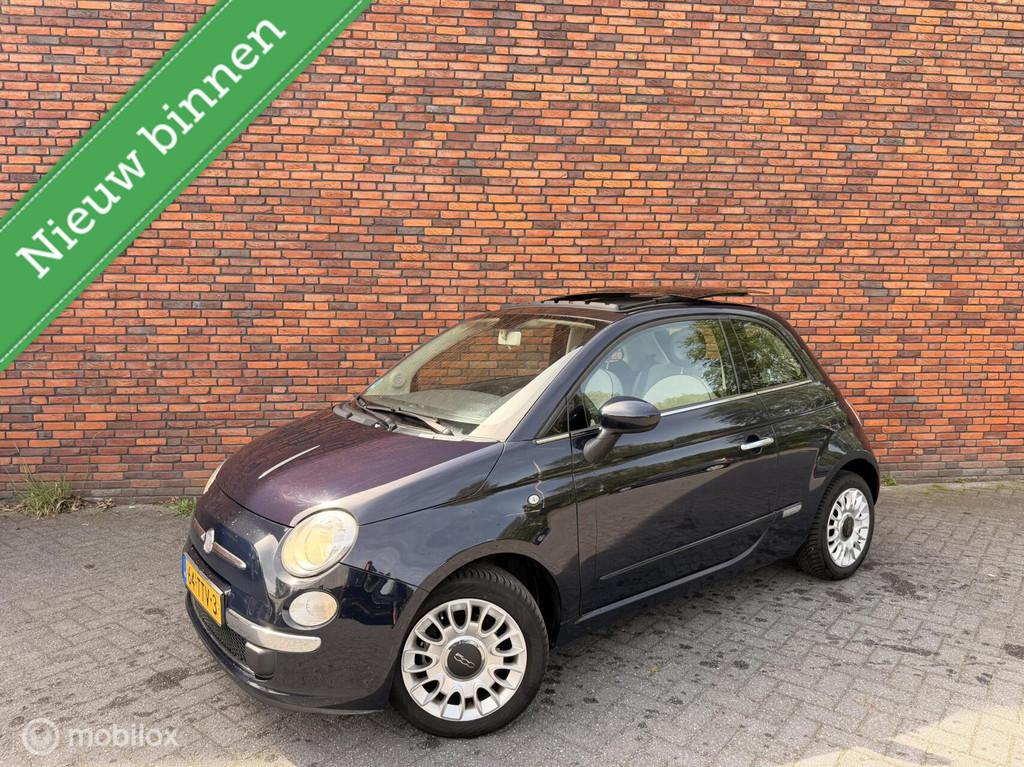 Fiat 500 0.9 TwinAir Lounge Carplay Opendak Airco, Voorwielaandrijving, Euro 5, 86 pk, Gebruikt