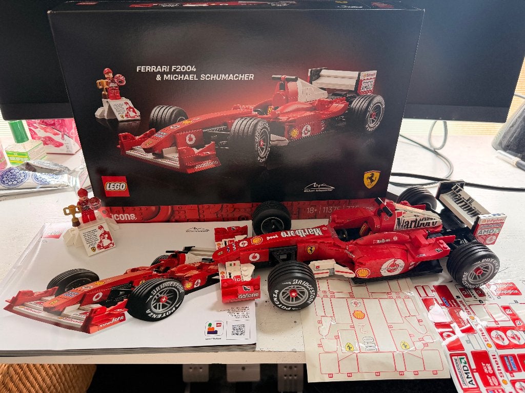LEGO 11375 Ferrari F2004, Lego, Inclusief accessoires, Ophalen of Verzenden, Zo goed als nieuw