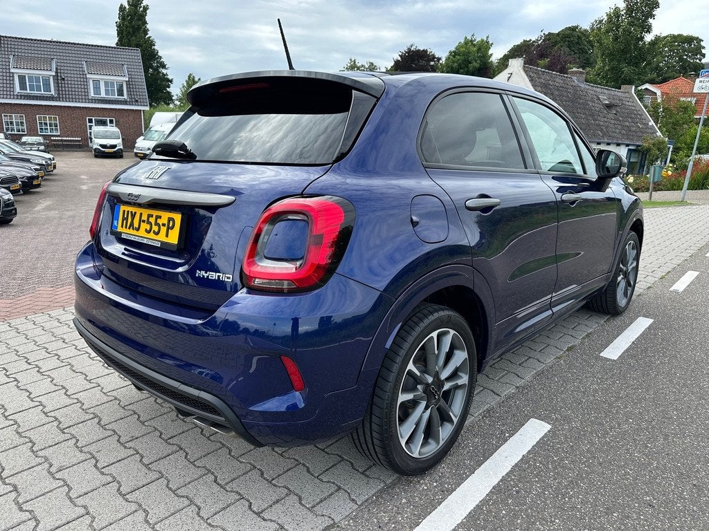 Fiat 500 X 1.5 Hybrid Sport Cabrio, Half Leder, Carplay, Cam, Auto's, Fiat, 1380 kg, Gebruikt, 4 cilinders, Met garantie (alle)