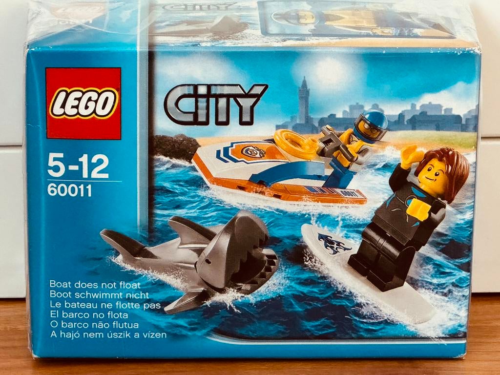 Lego City 60011 Surfer redding (nieuw), Ophalen, Nieuw, Complete set, Lego