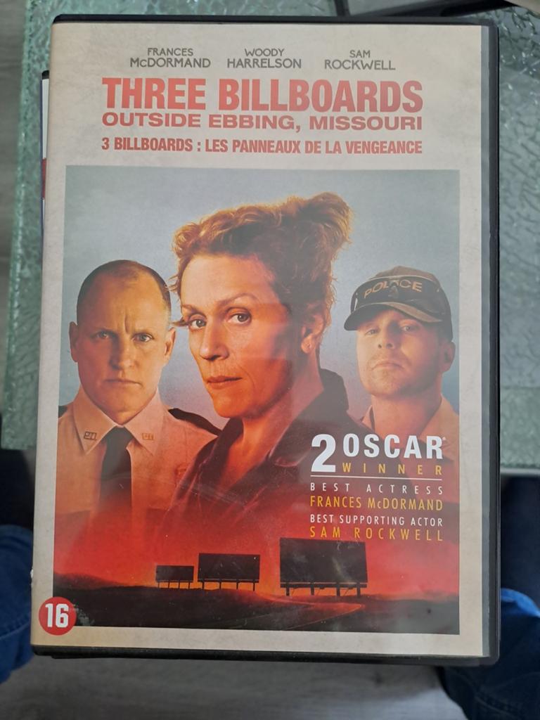 Three billboards outside Ebbing Missouri (dvd), Alle leeftijden, Ophalen of Verzenden, Zo goed als nieuw