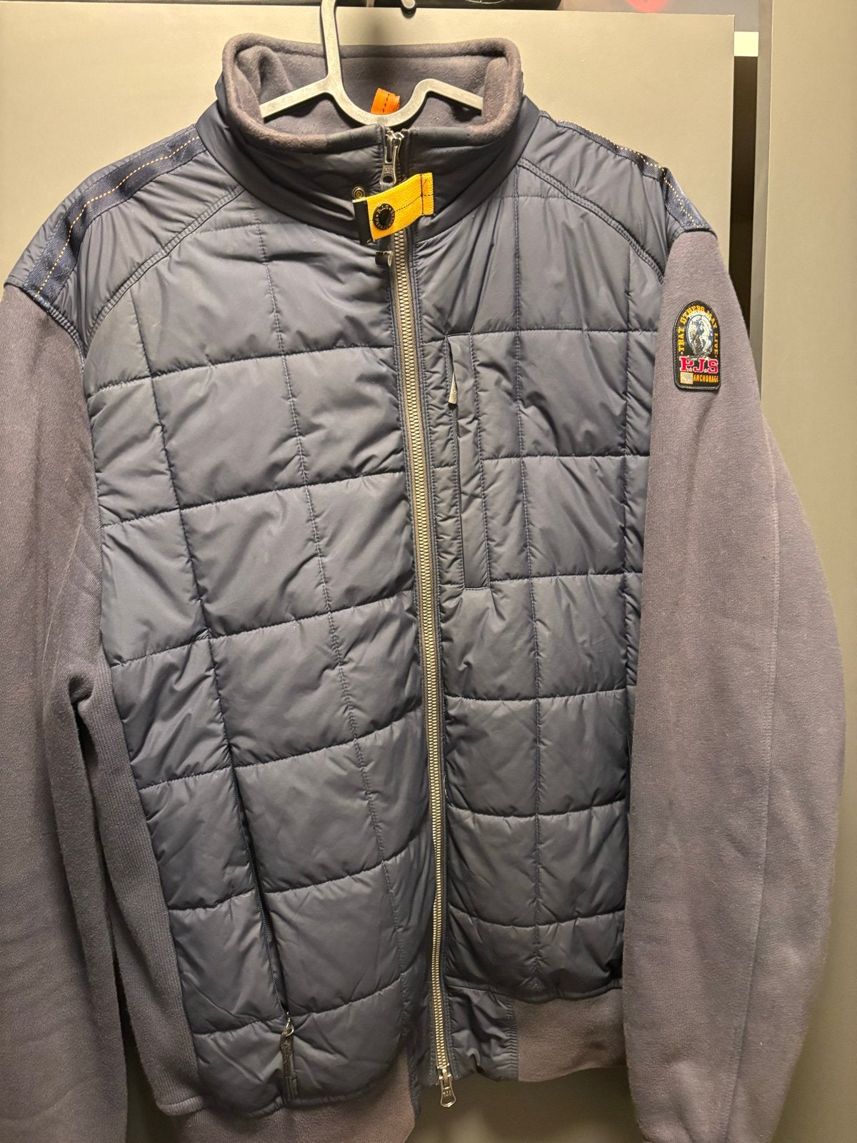 Parajumpers Fleece & Puffer Jas Heren Maat L, Ophalen, Gedragen, Maat 52/54 (L), Blauw