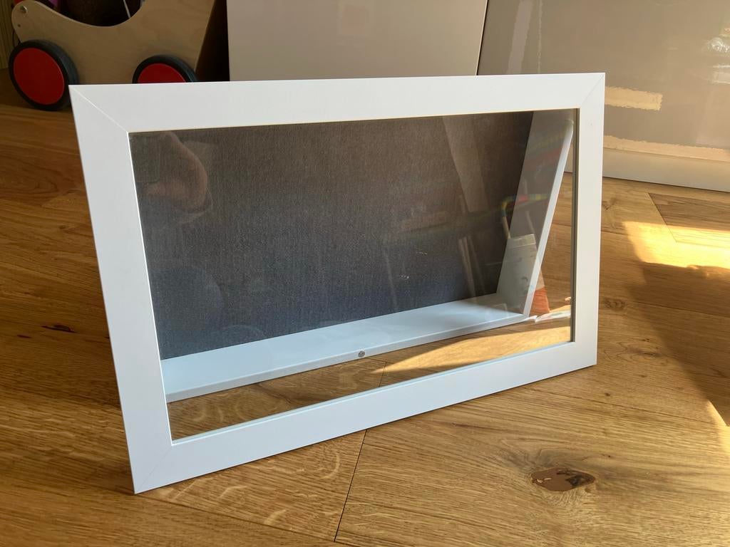 IKEA Kasseby -Witte fotolijst/vitrinekastje voor 3D objecten, Ophalen, Zo goed als nieuw, Overige instrumenten