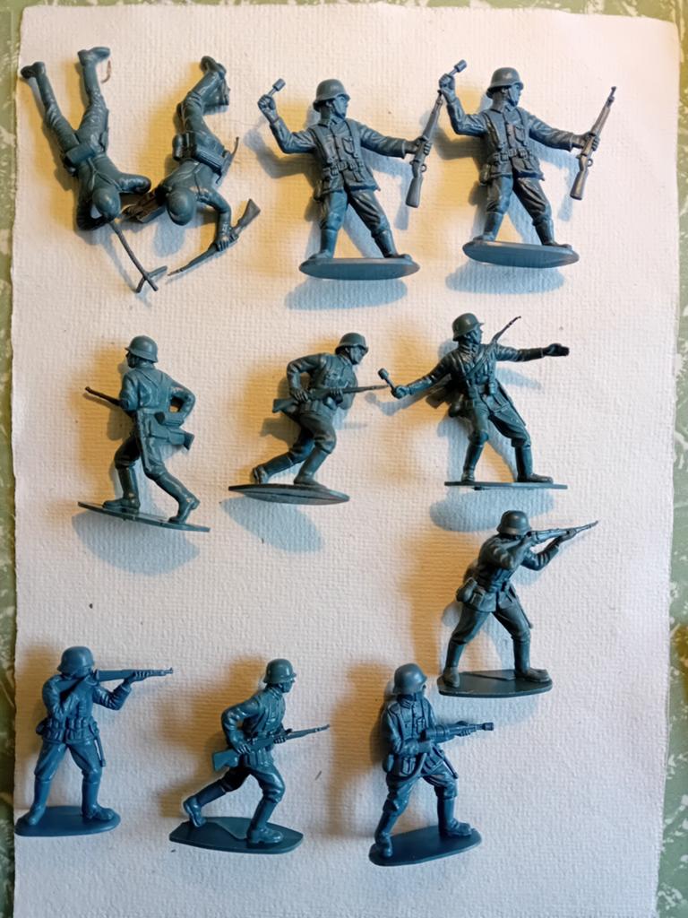 22x airfix german infanterie  1:32 WO2, Ophalen of Verzenden