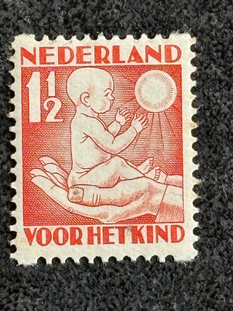 1930 NVPH R86 kinderzegel 1½+1½ ct roltanding, POSTFRIS, Ophalen of Verzenden, T/m 1940, Postfris