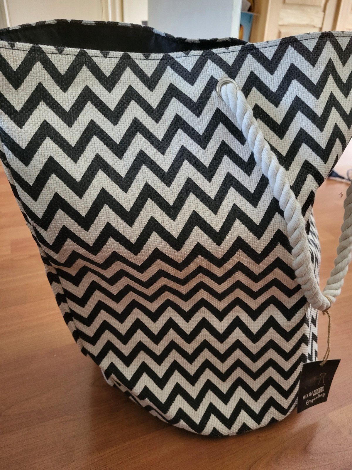Paperbag 45x50, Ophalen of Verzenden, Nieuw, Zwart, Shopper