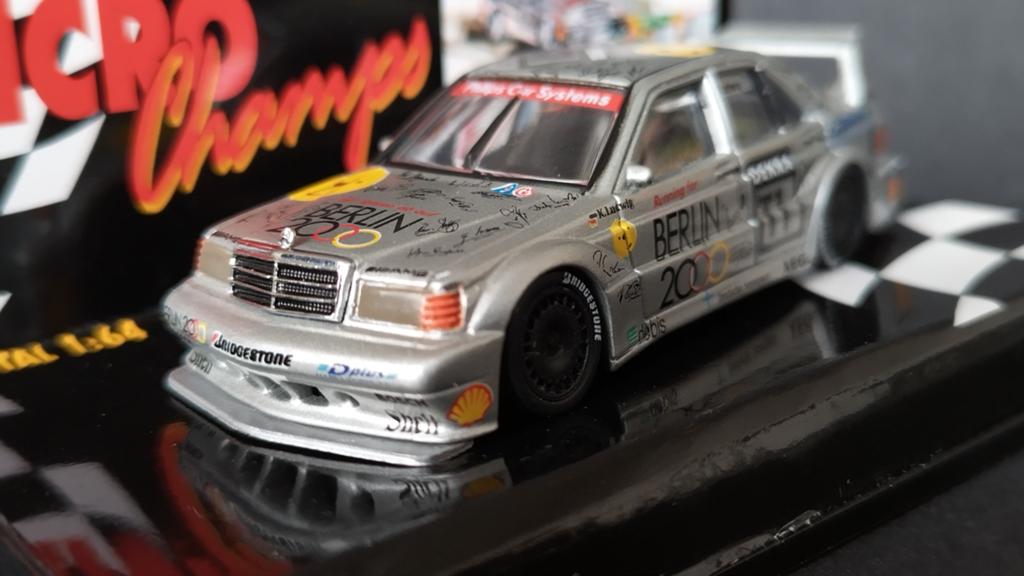 Mercedes Benz 190 DTM Berlin 2000 Ludwig 1:64 Minichamps Pol, Auto, Verzenden, ., Nieuw