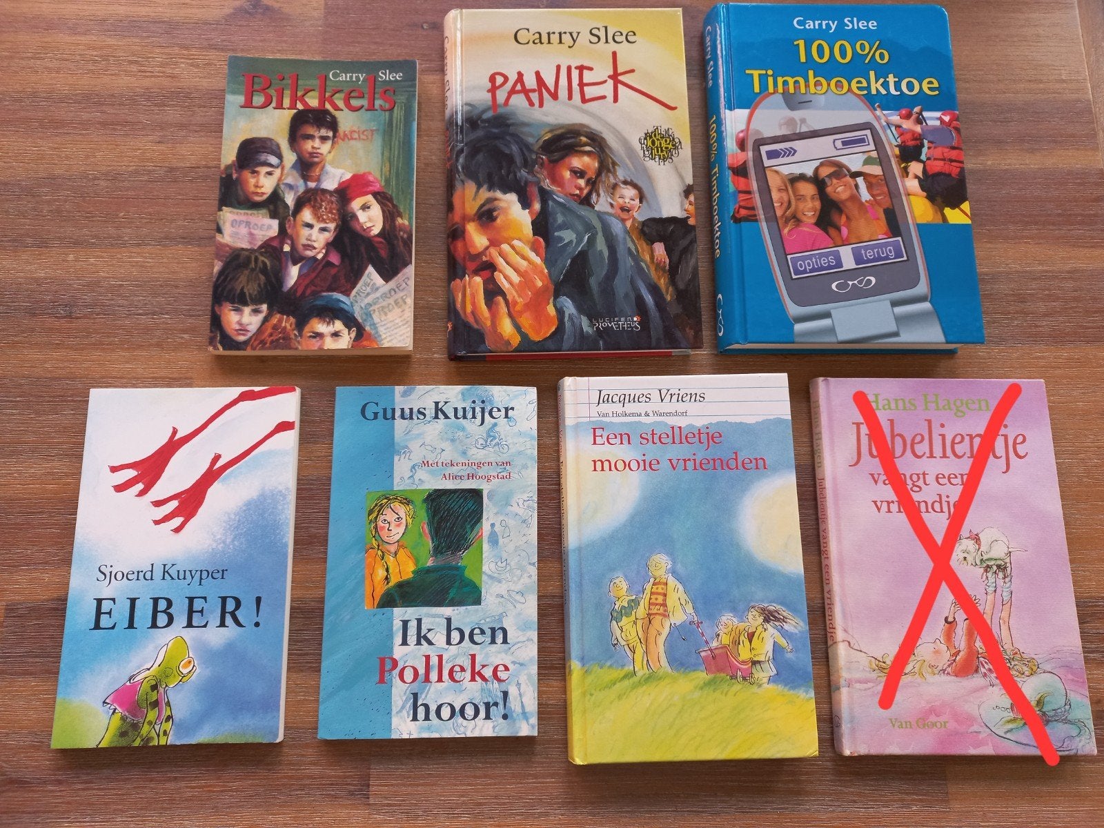 Diverse jeugdboeken, Carry Slee, Jacques Vriens. €4 voor 6, Ophalen of Verzenden, Gelezen, Carry Slee, Fictie algemeen