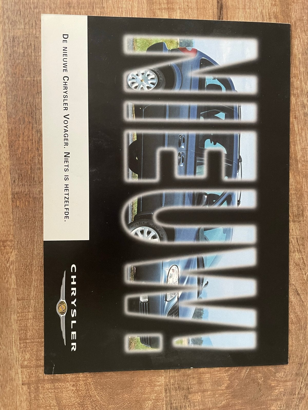 Chrysler Voyager brochure - januari 2001, Ophalen of Verzenden, Zo goed als nieuw, Overige merken