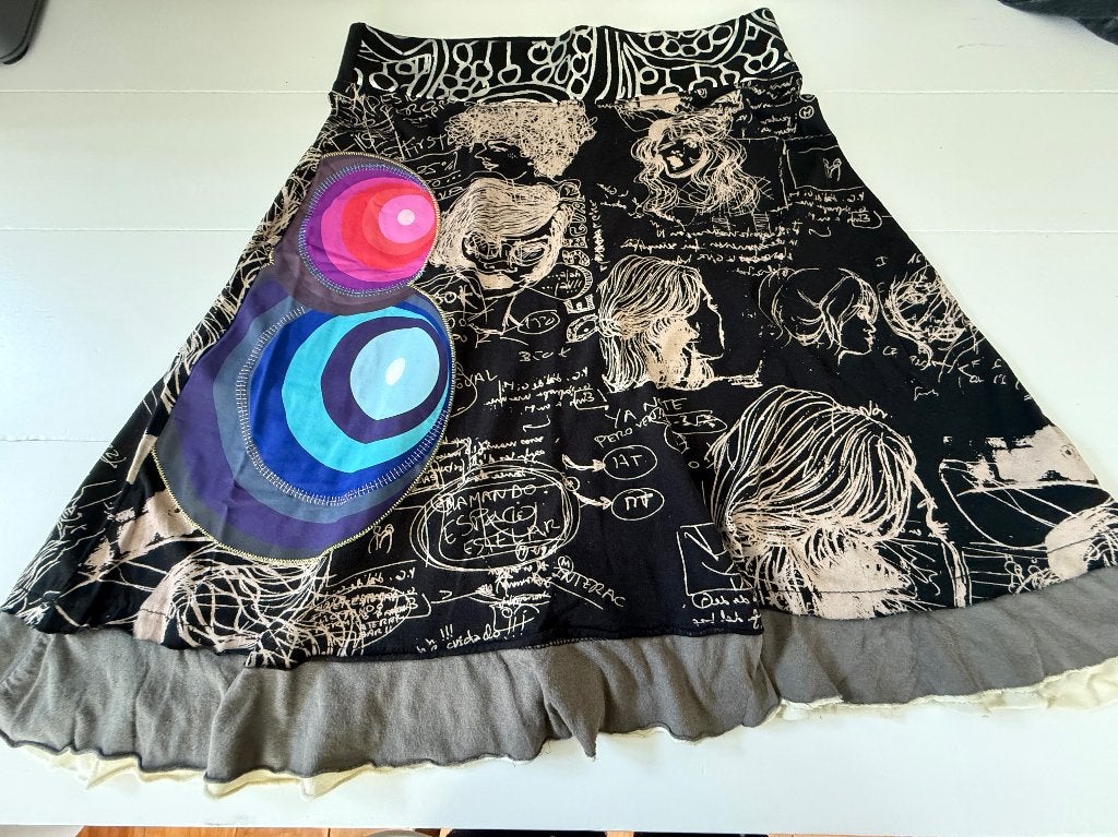 Rokje Desiqual M, Kleding | Dames, Maat 38/40 (M), Zwart, Ophalen of Verzenden, Zo goed als nieuw