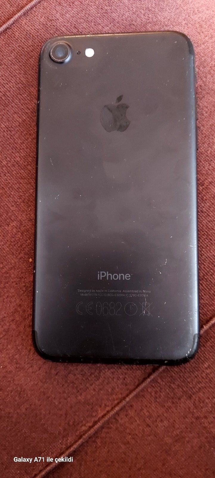 iPhone 7 Zwart - Scherm beschadigd, werkt nog, Telecommunicatie, Mobiele telefoons | Apple iPhone, Ophalen of Verzenden, Gebruikt