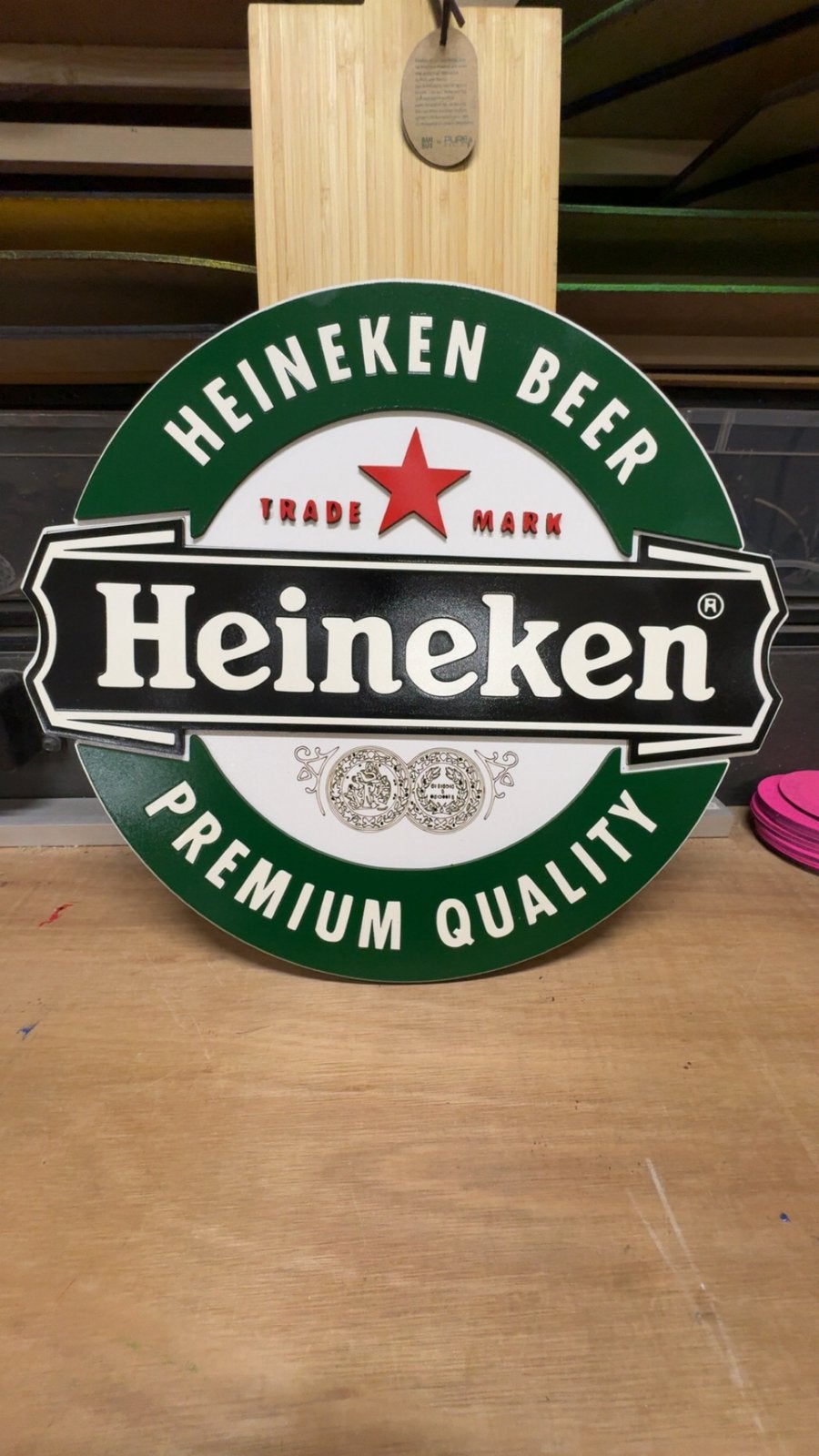 Houten Bier Borden, Ophalen of Verzenden, Nieuw, Reclamebord, Plaat of Schild, Overige merken