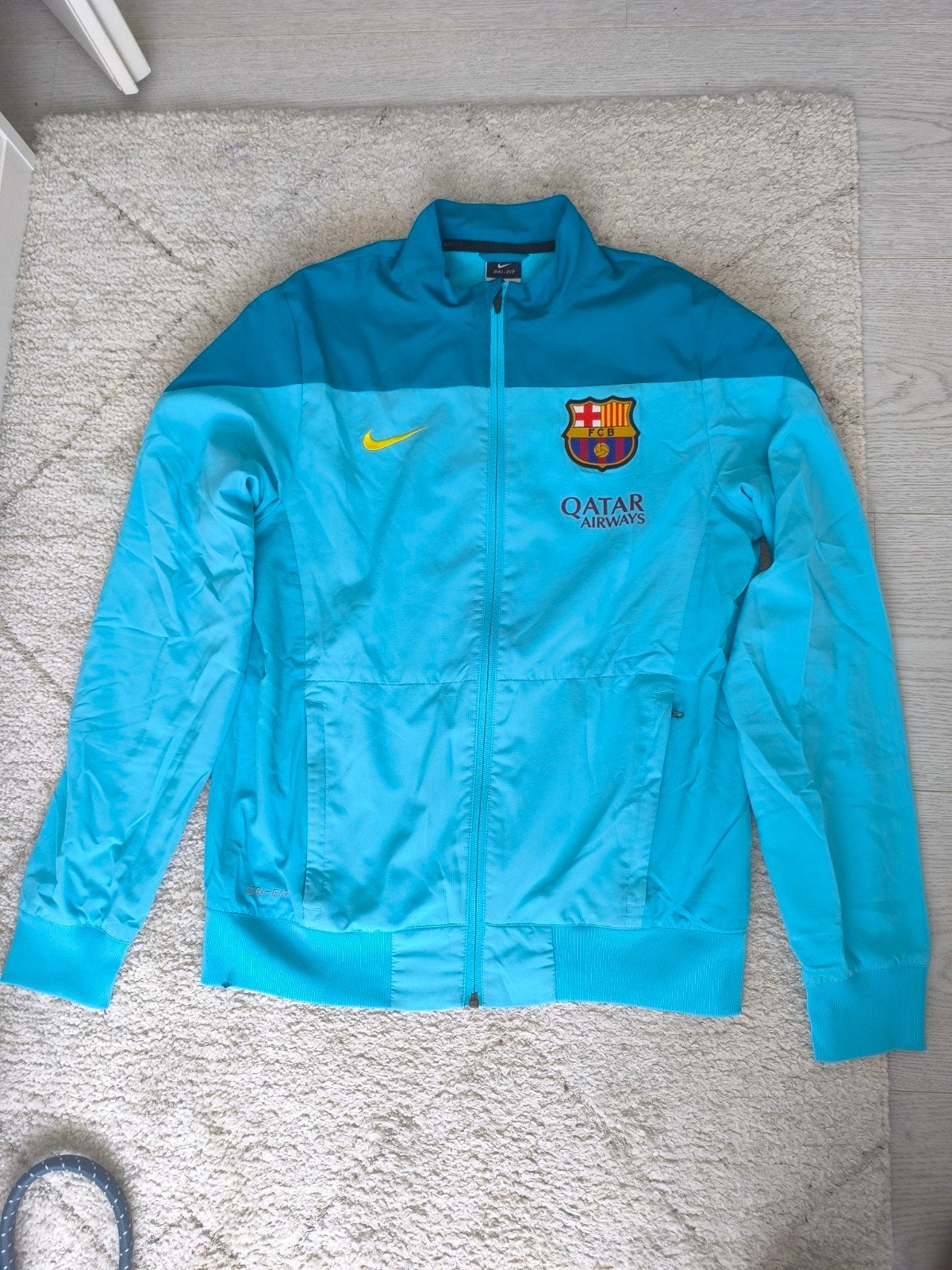 Nike FC Barcelona Trainingsjack - Maat S, Blauw, Nike, Ophalen of Verzenden, Zo goed als nieuw