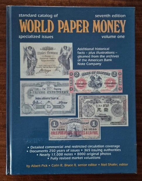 catalogus World Paper Money - deel 1 special issues, Ophalen of Verzenden, Boek of Naslagwerk