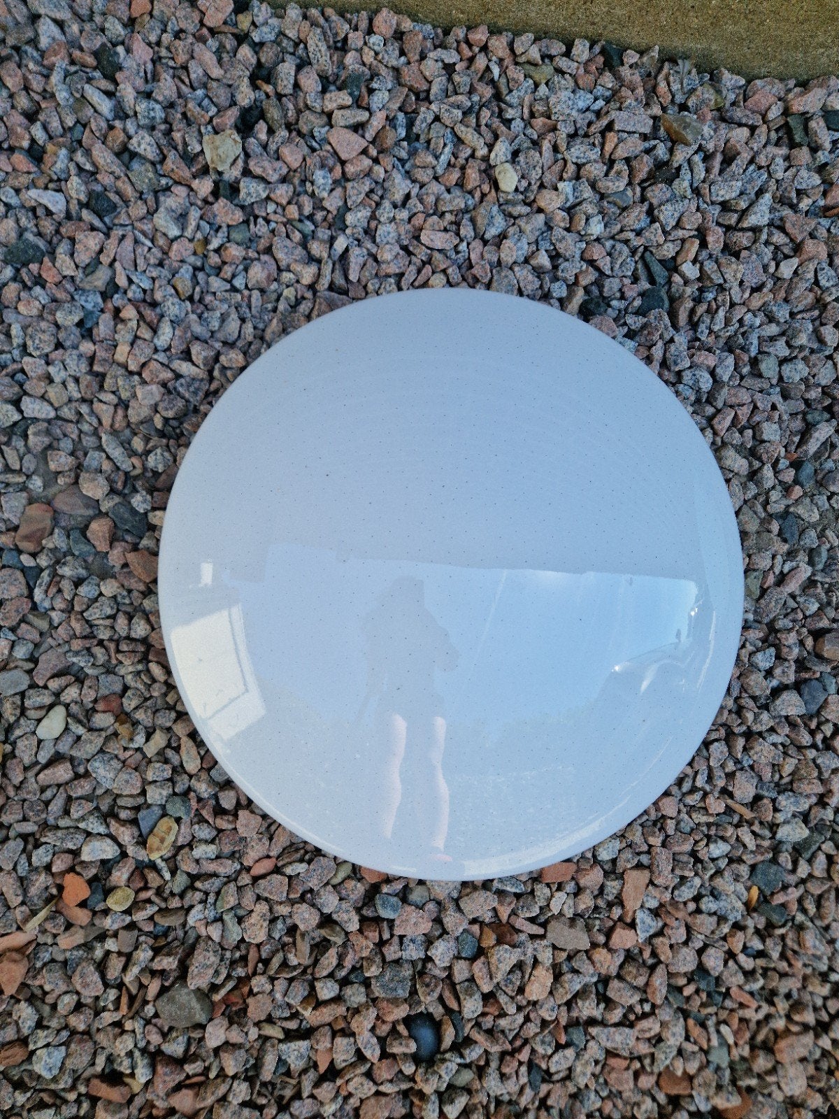 Witte ronde plafondlamp - Plafonneaire, Huis en Inrichting, Ophalen