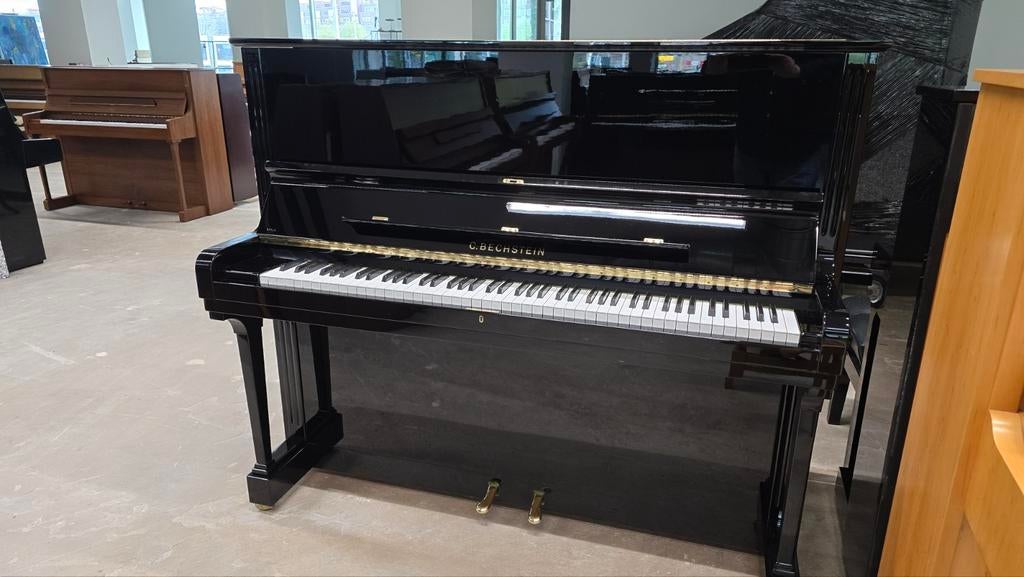 Bechtstein 8 piano uit 1990 => 130 cm hoog, Ophalen, Gebruikt, Zwart