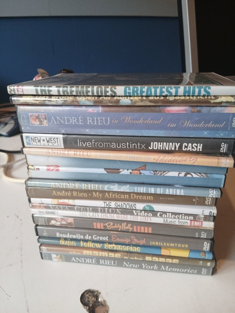 muziek dvd, Cd's en Dvd's, Dvd's | Muziek en Concerten, Alle leeftijden, Ophalen, Gebruikt, Concert