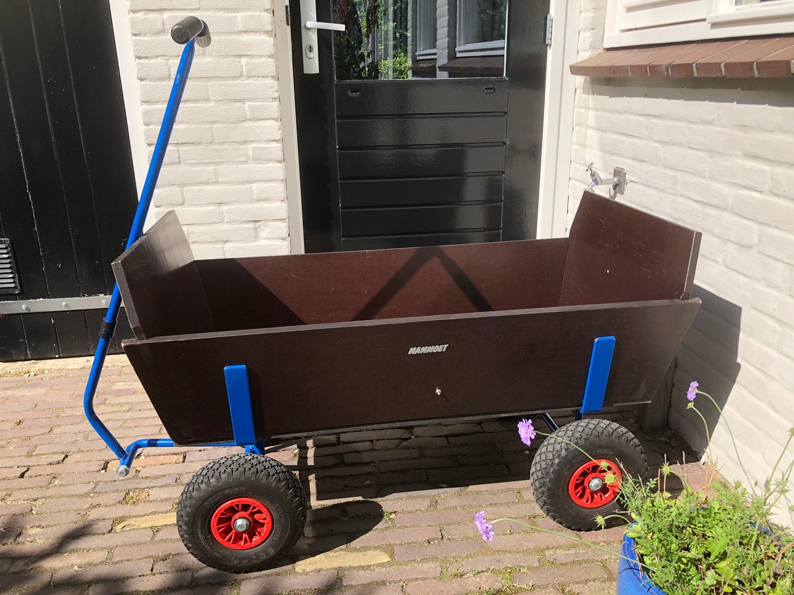 Grote degelijke Mammoet bolderkar met dekzeil, Caravans en Kamperen, Bolderkarren, Ophalen, Opvouwbaar, Zo goed als nieuw