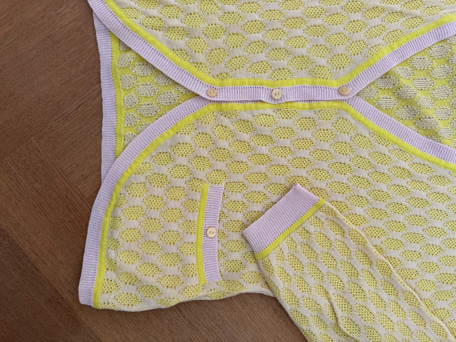 Oilily vestje, M, geel/roze, linnen/katoen, perfecte staat, Verzenden, Zo goed als nieuw, Maat 38/40 (M), Geel