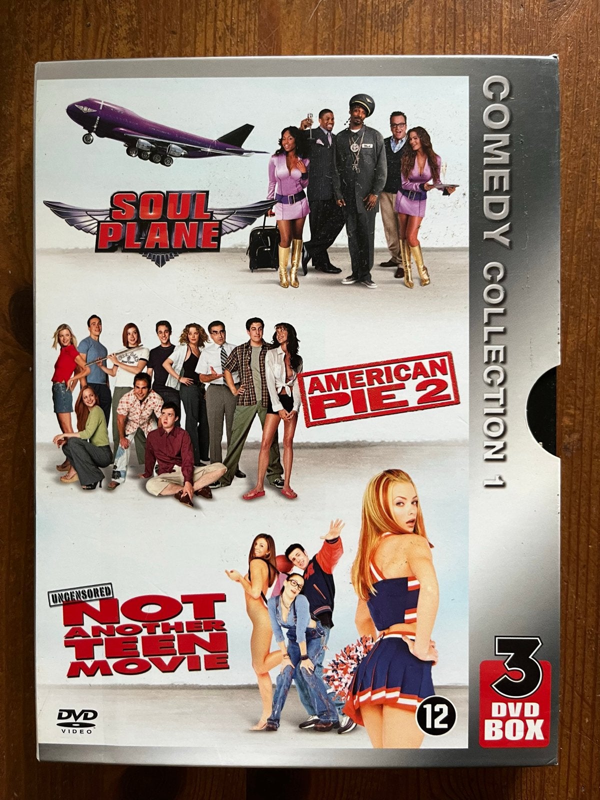 Comedy Collection 1: Soul Plane, American Pie 2, Not Another, Cd's en Dvd's, Dvd's | Komedie, Gebruikt, Overige genres, Vanaf 12 jaar