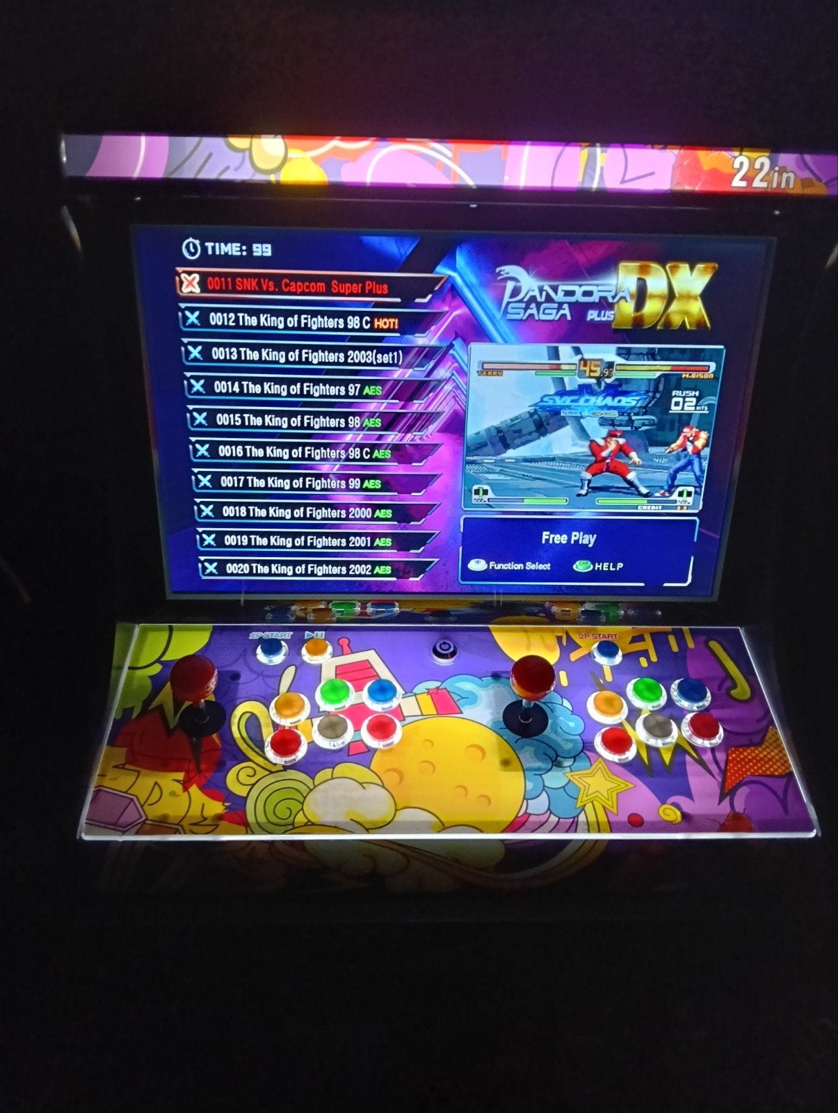 Pandora Saga DX Arcade kast - 22 inch scherm, Ophalen, Overige merken, Zo goed als nieuw