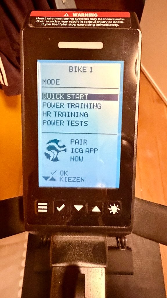 Indoor fitness bike, Benen, Spinningfiets, Ophalen of Verzenden, Zo goed als nieuw