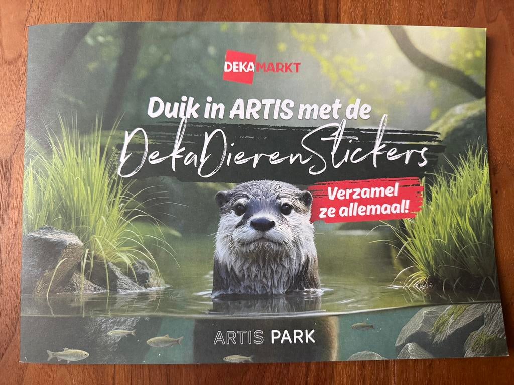 Leeg Artis boek van de DekaMarkt, Eén persoon