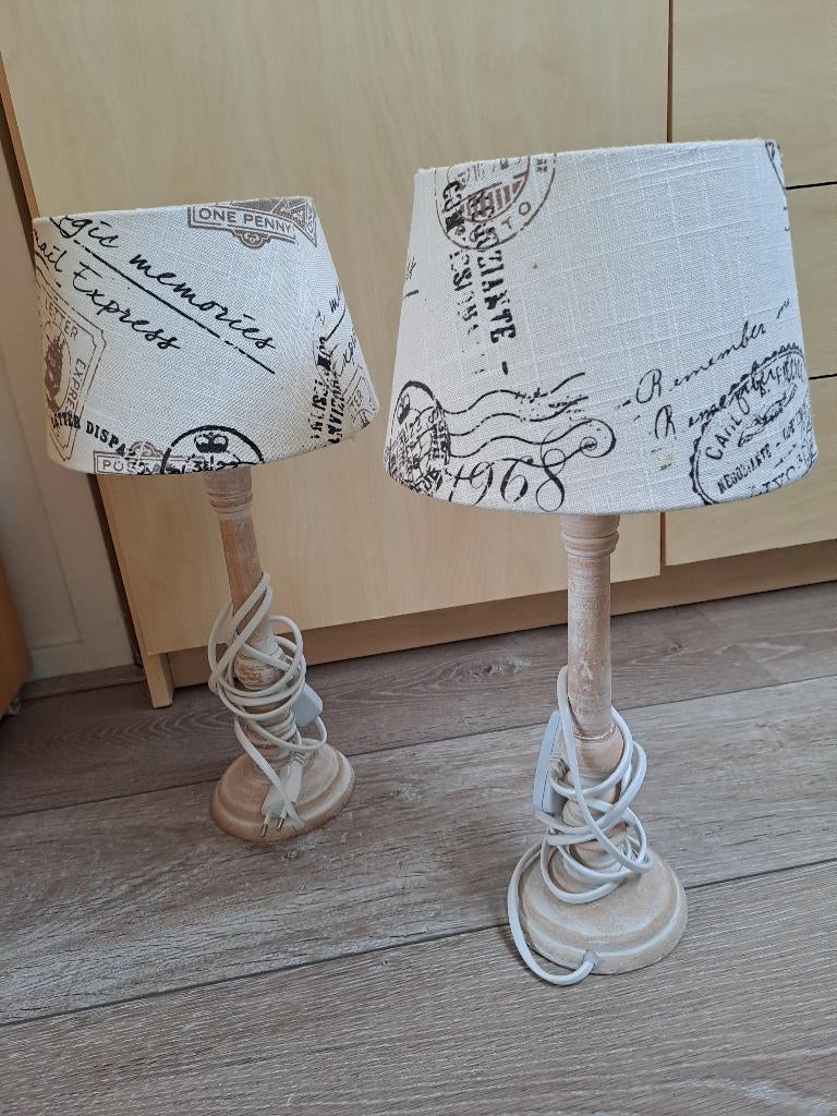 Schemerlamp 2 stuks, Ophalen, Zo goed als nieuw, Minder dan 50 cm