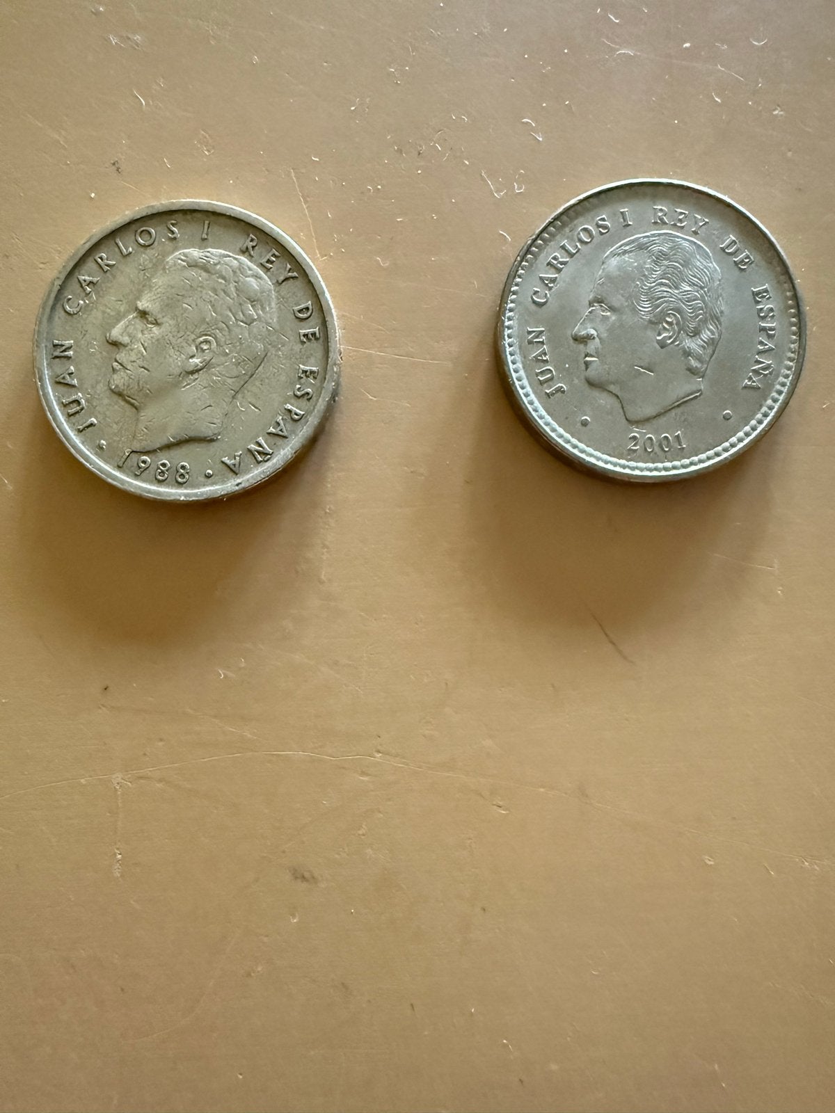 Spaanse munten Juan Carlos I - 100 Pesetas, Ophalen of Verzenden, Frankrijk, Setje