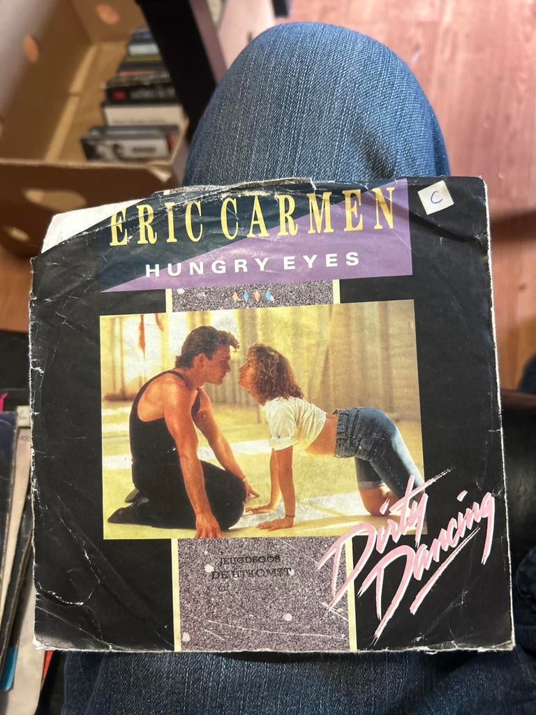 Eric Carmen - Hungry Eyes (Dirty Dancing Single), Cd's en Dvd's, Vinyl Singles, Gebruikt, 7 inch, Pop, Single