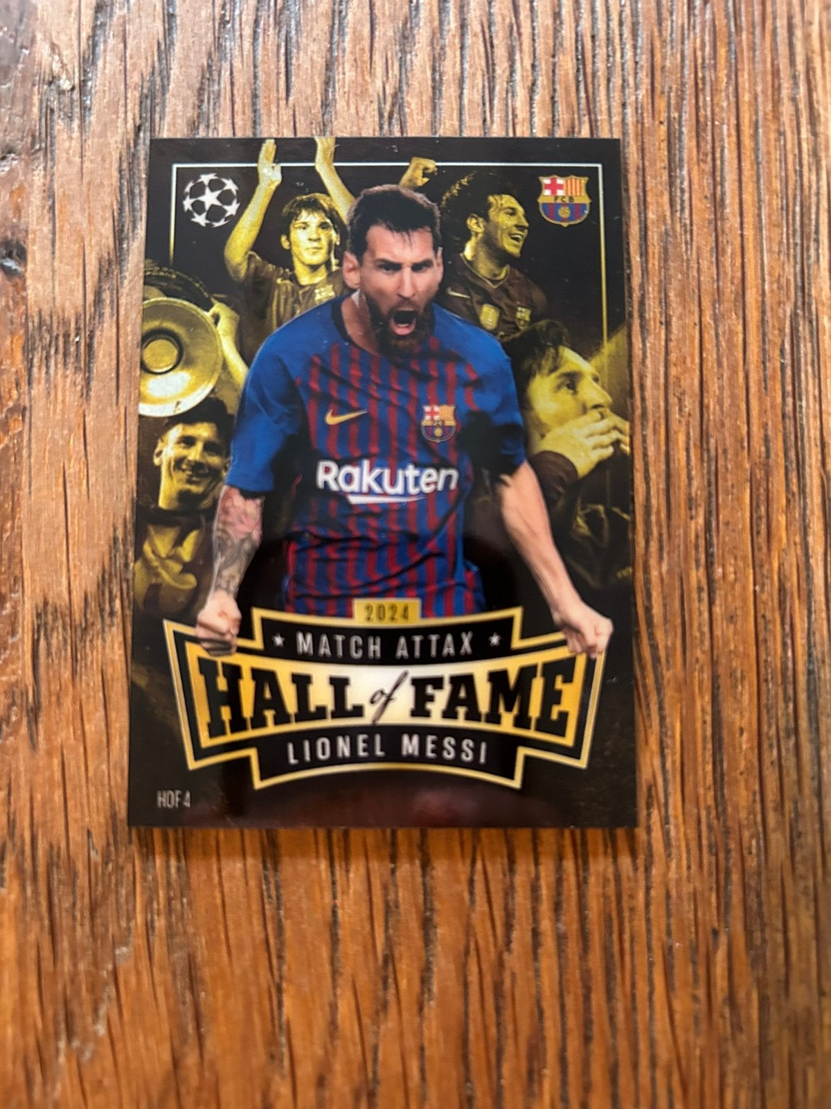 Messi hall of fame match attax kaart, Ophalen of Verzenden, Zo goed als nieuw, Plaatje