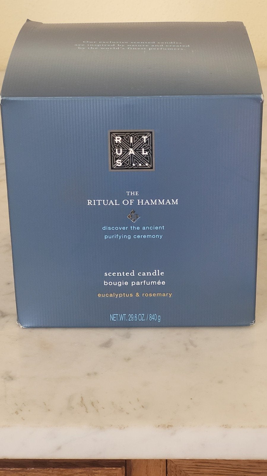 RITUALS GEURKAARS HAMMAM ( de grootste), Ophalen of Verzenden, Kaars, Rituals