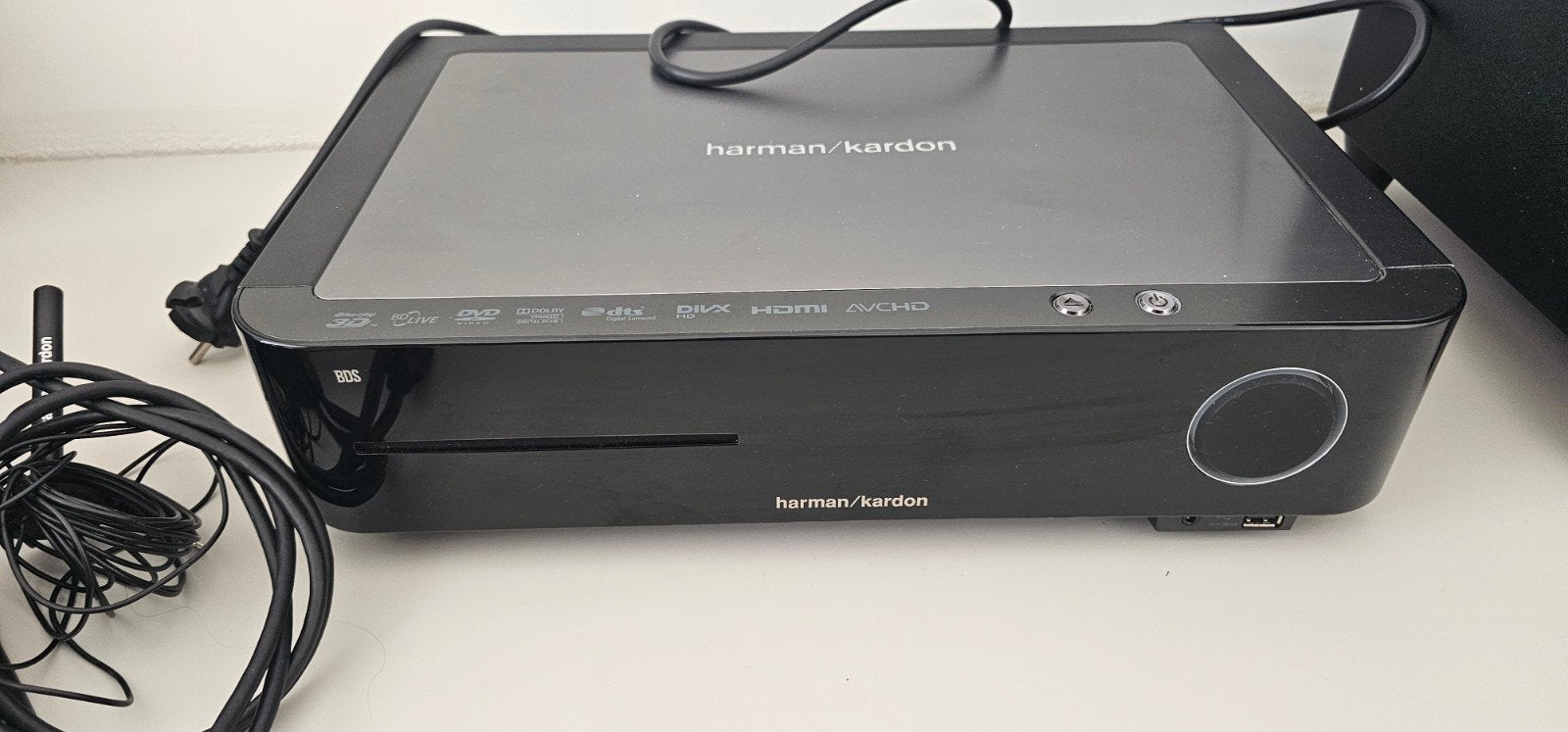 Harman Kardon BDS 270 2.1 Blu-ray thuisbioscoopreceiver, Gebruikt, 2.1-systeem, Blu-ray-speler, 70 watt of meer