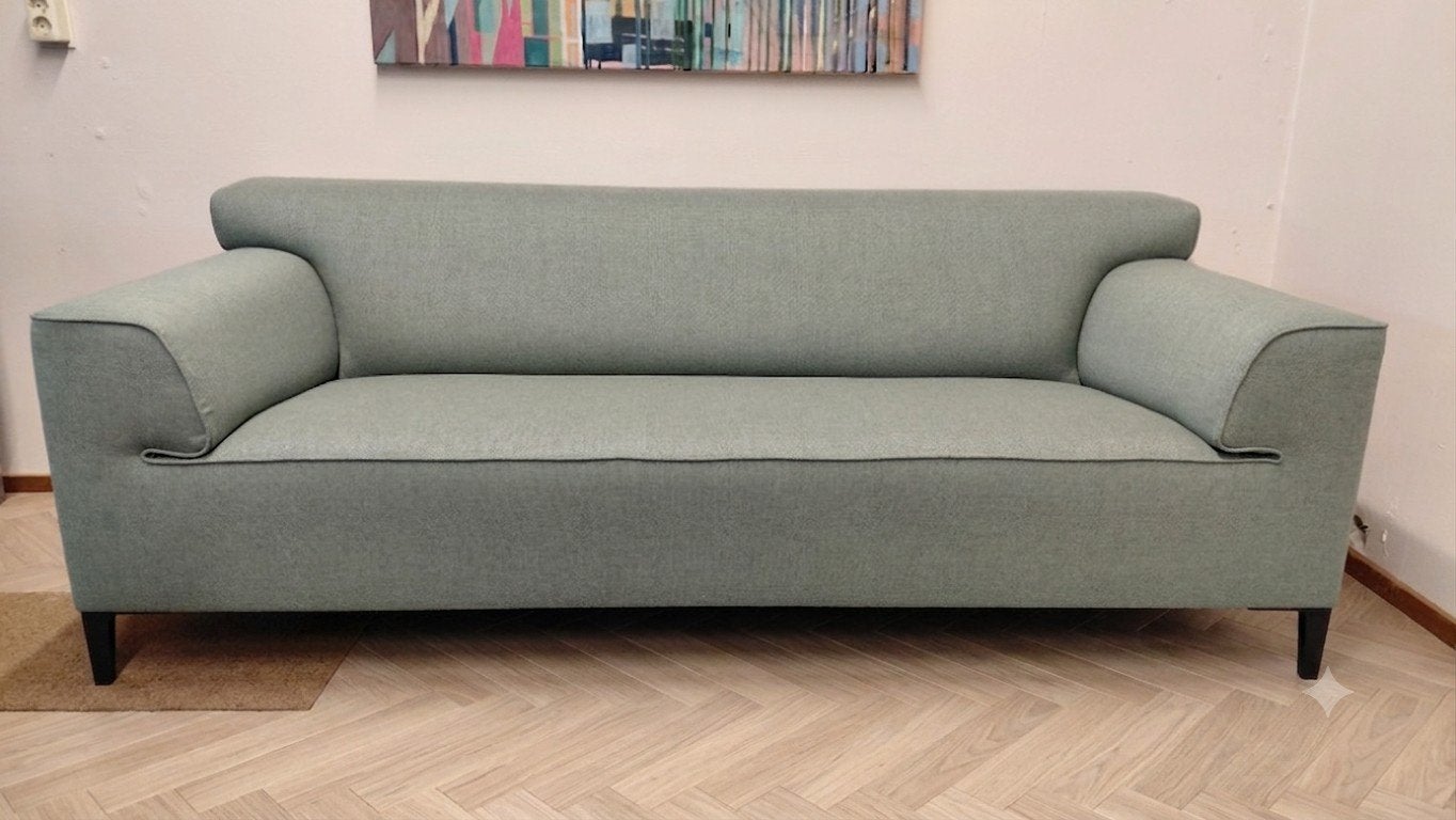 Pode Edit | 3 zits | Refurbished | Wol kvadrat | Groen