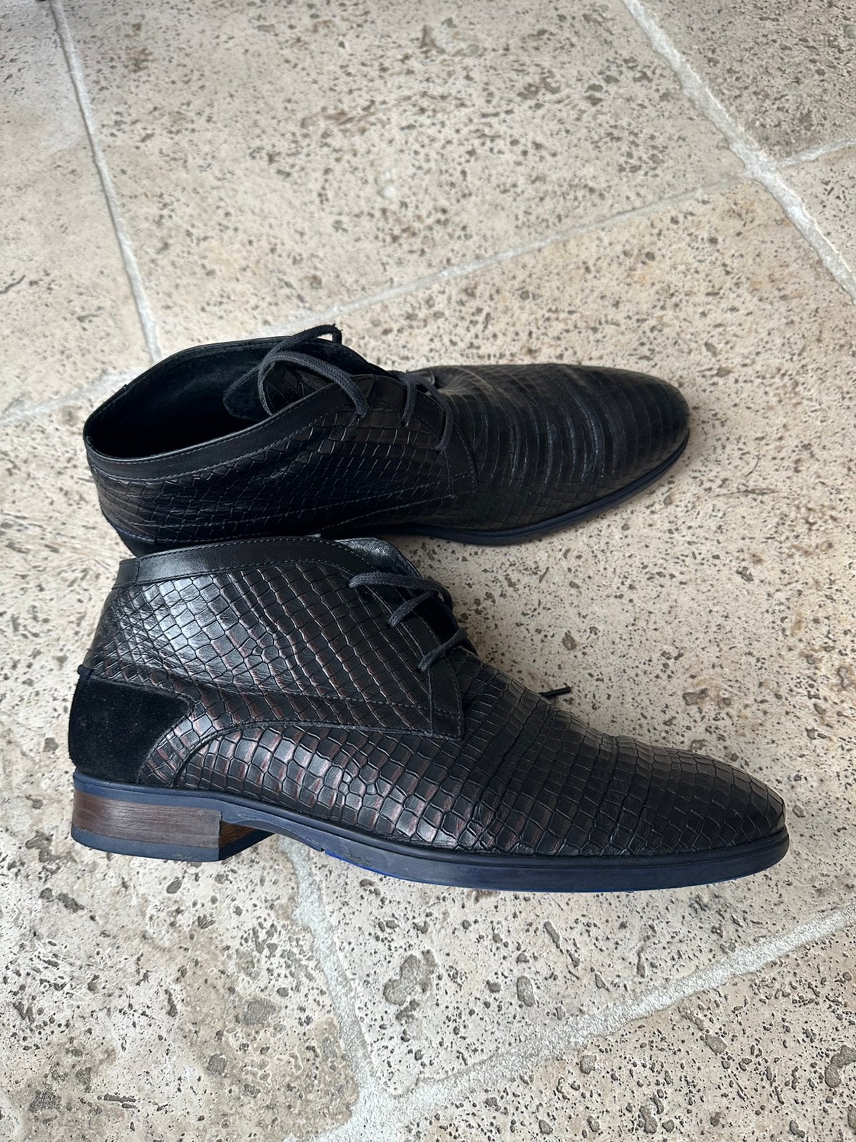 Floris van  Bommel herenschoenen maat 42/43, Ophalen of Verzenden, Zo goed als nieuw, Bruin