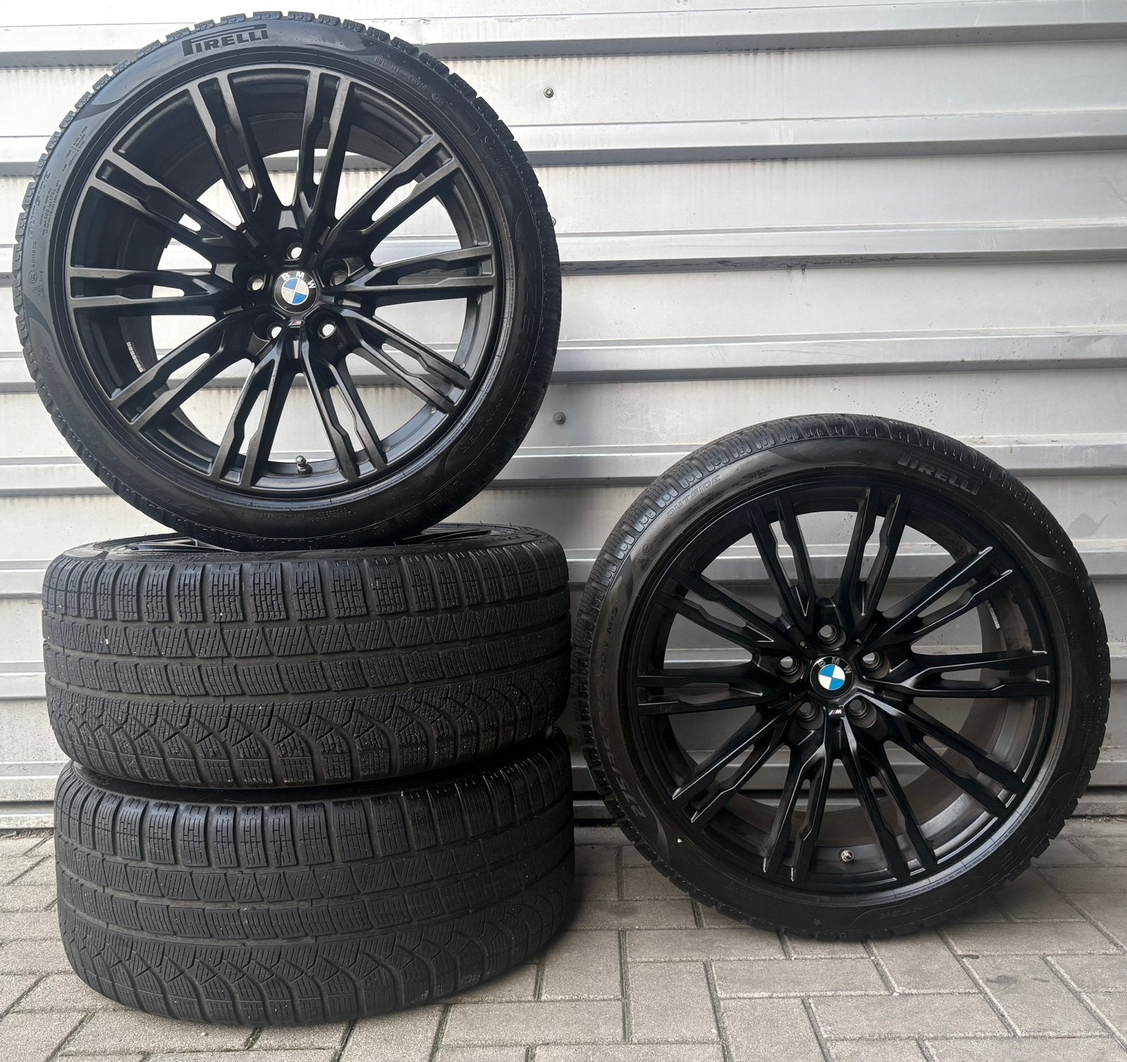 Originele 19'' BMW M4/ M3 Styling 829M Winterset! 8093845, Gebruikt, 275 mm, Banden en Velgen, Winterbanden