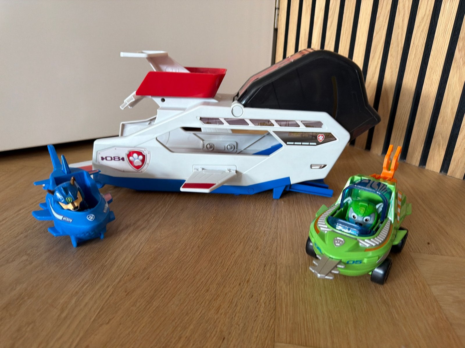 PAW Patrol Aqua Pups Walvis Patroller met Chase en Rocky, Ophalen, Zo goed als nieuw, Jongen of Meisje