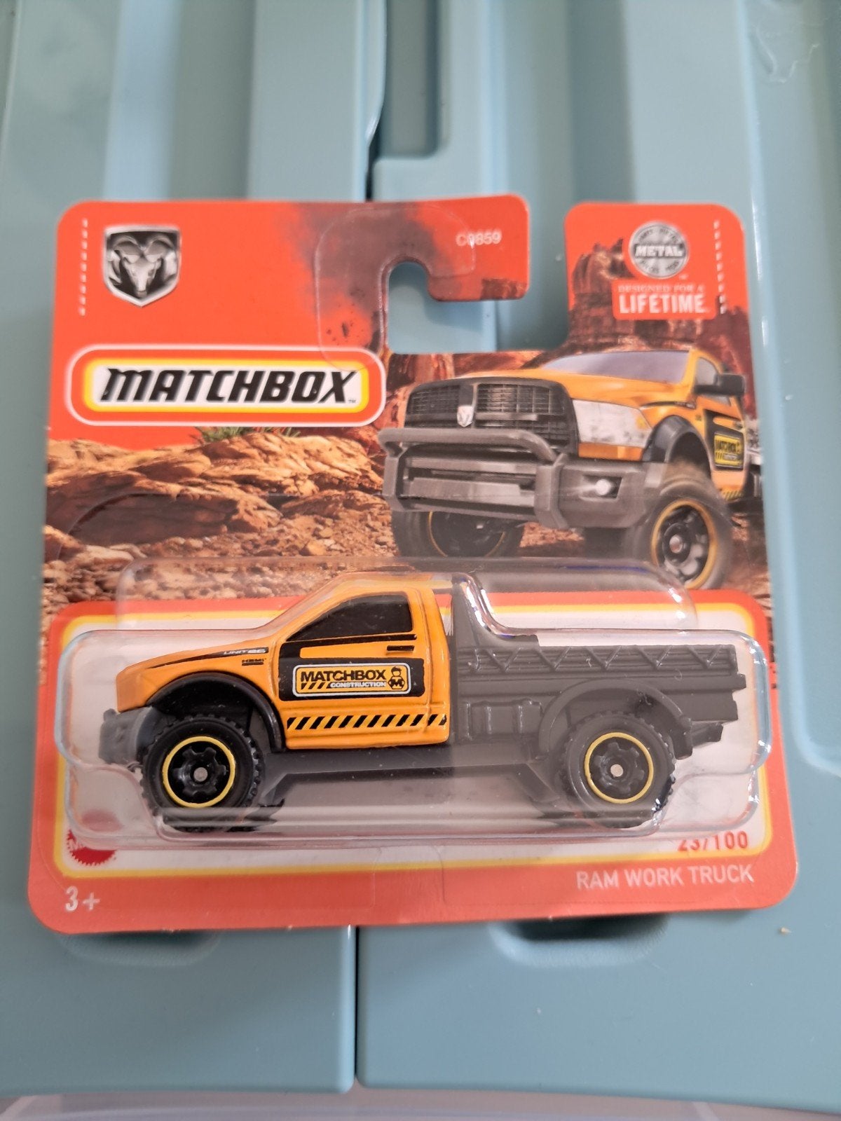 Hot Wheels Ram Work Truck oranje nieuw in verpakking, Ophalen of Verzenden, Nieuw, Bus of Vrachtwagen