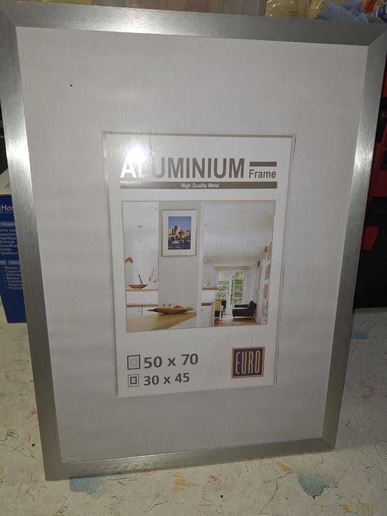 Aluminium fotolijst 50 x 70 cm, Ophalen, Nieuw