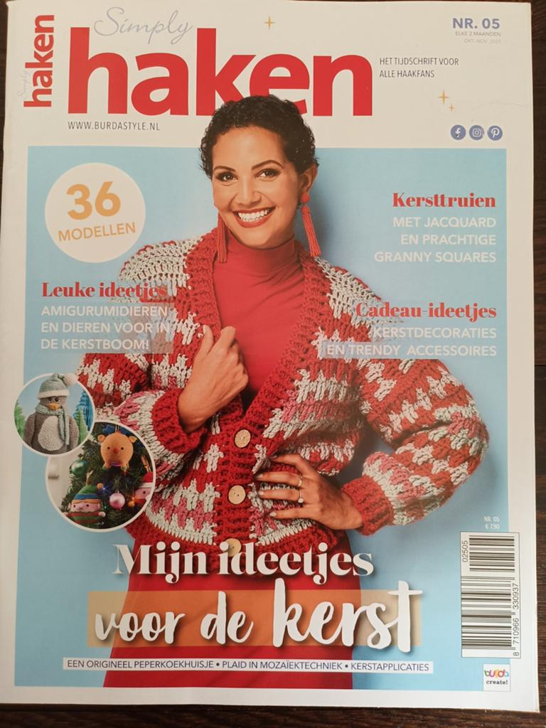 Simply Haken  oktober november 2025 met 36 modellen, Boeken, Hobby en Vrije tijd, Zo goed als nieuw, Breien en Haken, Ophalen of Verzenden