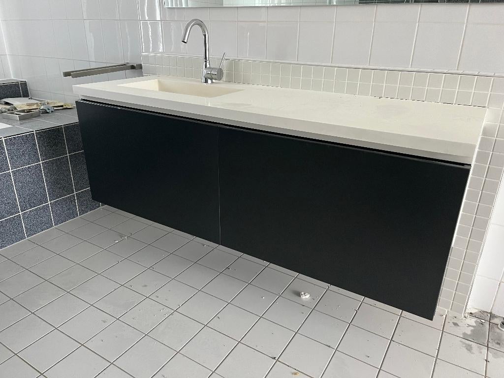 badkamer meubel, Ophalen, (Half)hoge kast, Gebruikt, 150 tot 200 cm