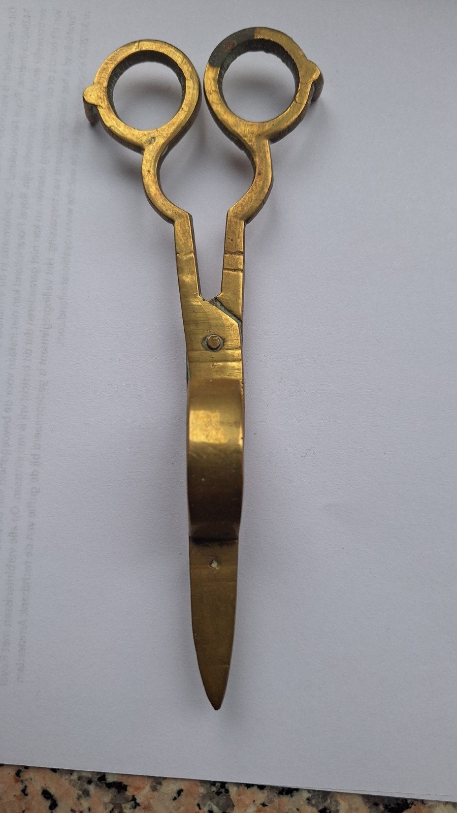 Vintage messing kaarsendover in goede staat, Antiek en Kunst, Ophalen of Verzenden