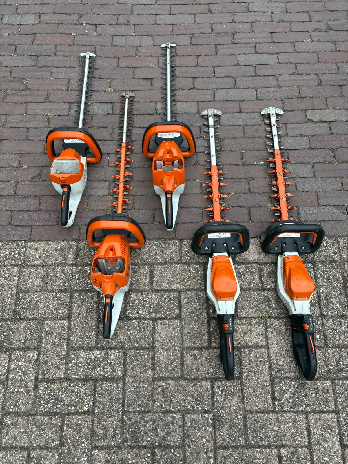 Stihl heggenscharen - Diverse modellen, Ophalen of Verzenden, Gebruikt, Accu