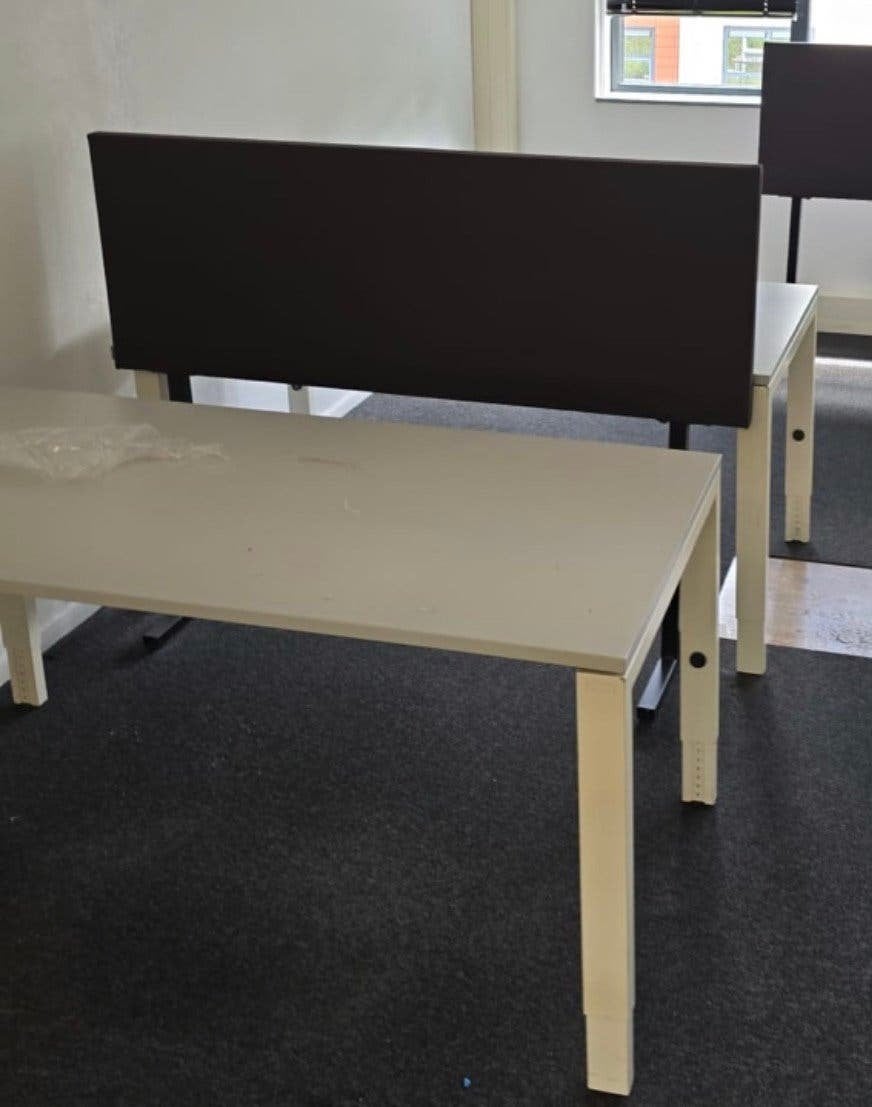Akoestische scheidingswand  zwarte room divider, Metaal, Gebruikt, 120 cm, Zwart