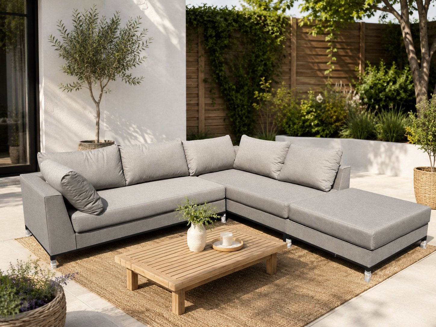 Sicilie tuinset Woood showmodel, Tuin en Terras, Tuinsets en Loungesets, Ophalen, Industrieweg 25, Rj, Info@rjmeubeldiscount.nl