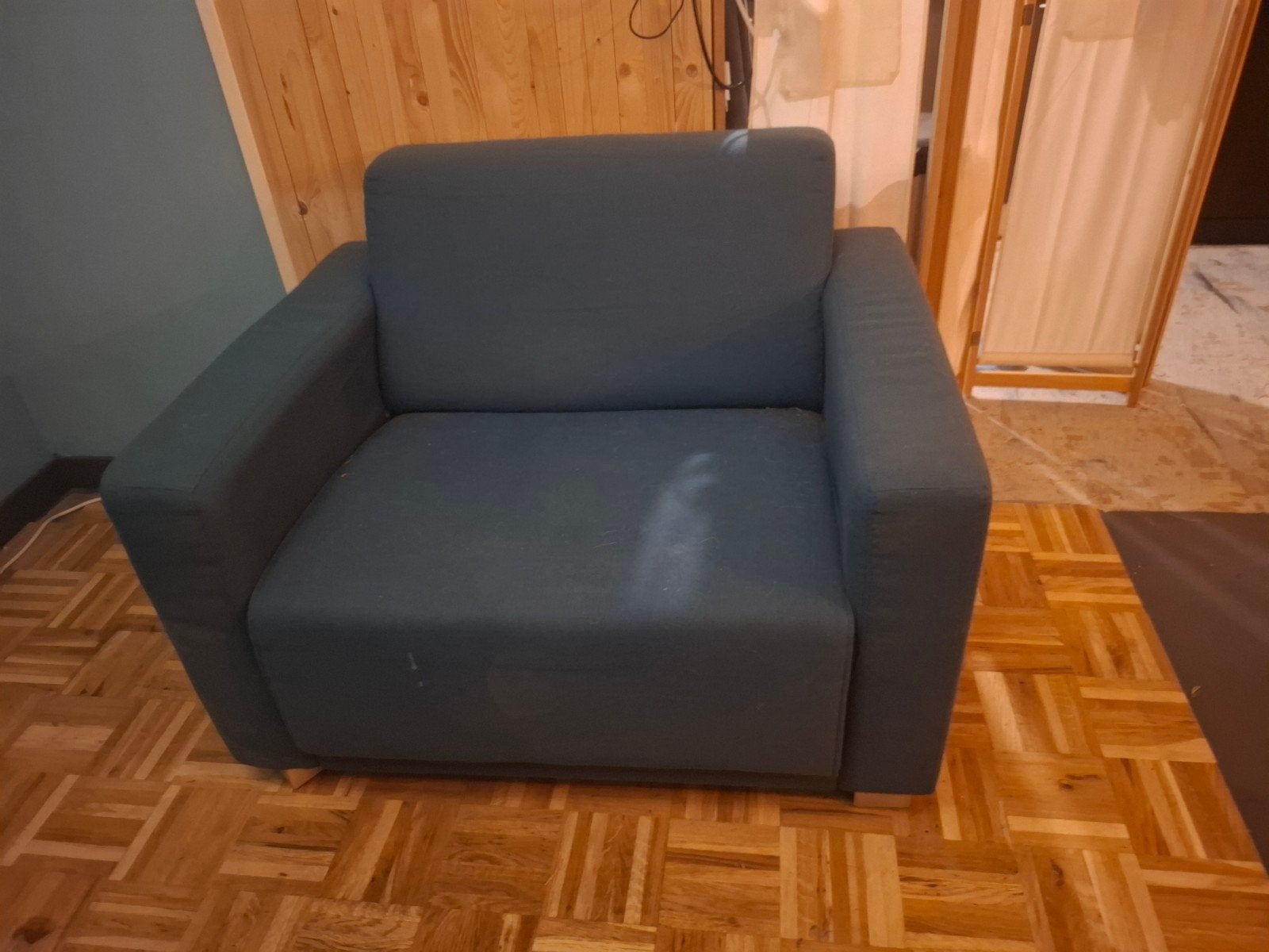 lekker zittend net bankje, Ophalen, Gebruikt, Eenpersoons, 150 tot 200 cm
