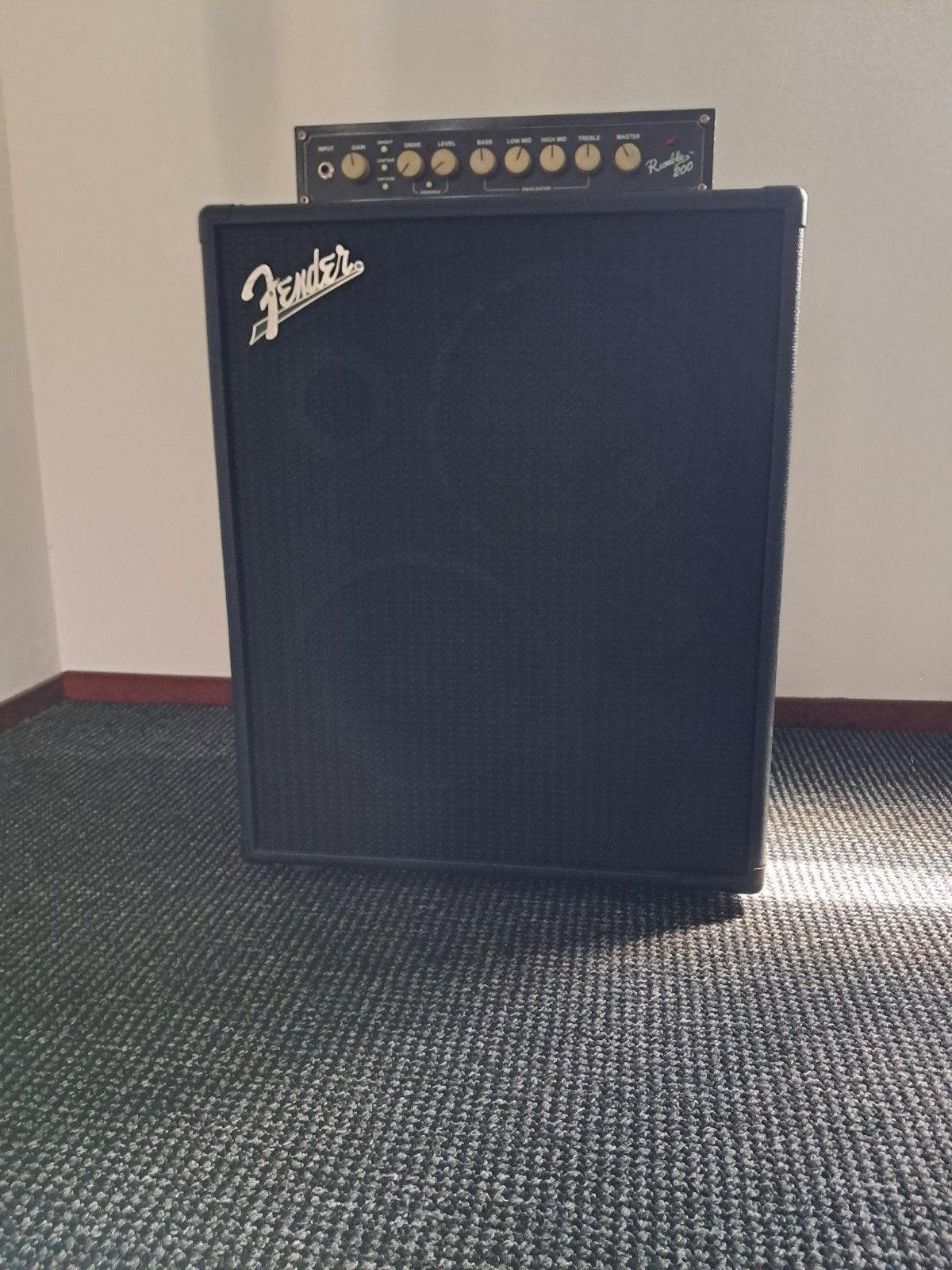 Fender Rumble 200 head + cabinet 2x10", Ophalen, Zo goed als nieuw, Basgitaar, 100 watt of meer
